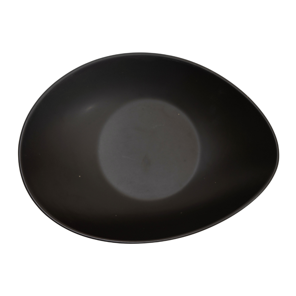 DE TERRA OVAL BOWL 11.5" l 29 CM - MATT BLACK - DON BELLINI # DB2121029
