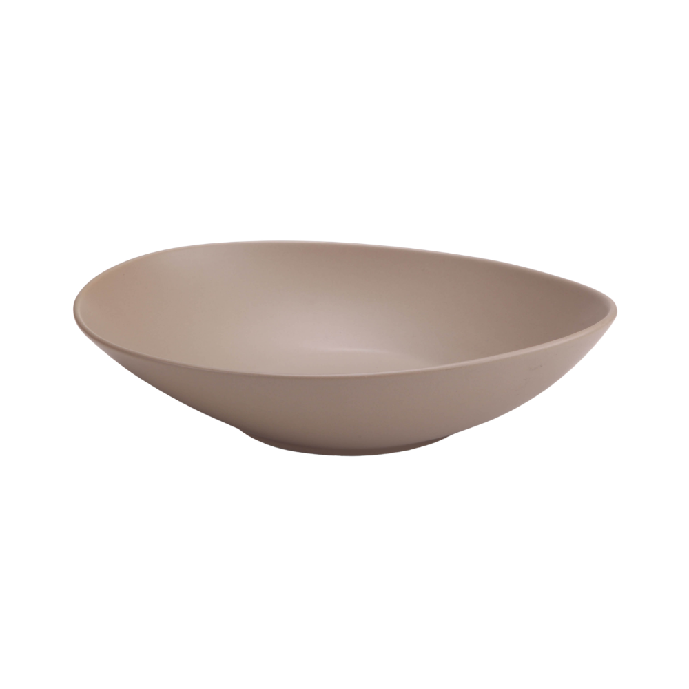 DE TERRA OVAL BOWL 10" l 25 CM - SANDY KHAKI - DON BELLINI # DB2221025