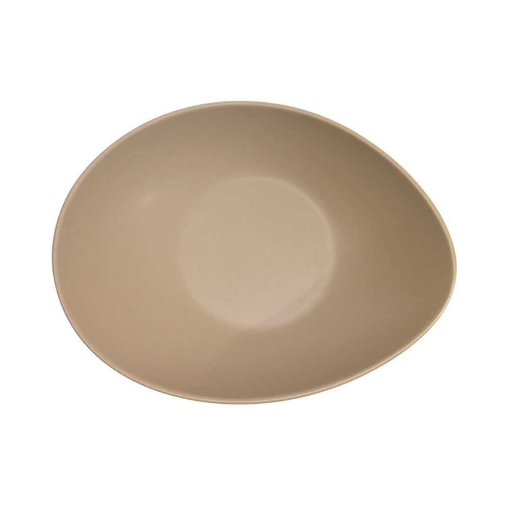 DE TERRA OVAL BOWL 10" l 25 CM - SANDY KHAKI - DON BELLINI # DB2221025