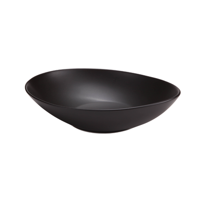 DE TERRA OVAL BOWL 10" l 25 CM - MATT BLACK - DON BELLINI # DB2121025