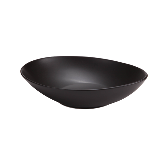 DE TERRA OVAL BOWL 10" l 25 CM - MATT BLACK - DON BELLINI # DB2121025