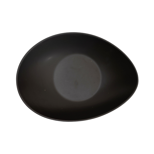 DE TERRA OVAL BOWL 10" l 25 CM - MATT BLACK - DON BELLINI # DB2121025