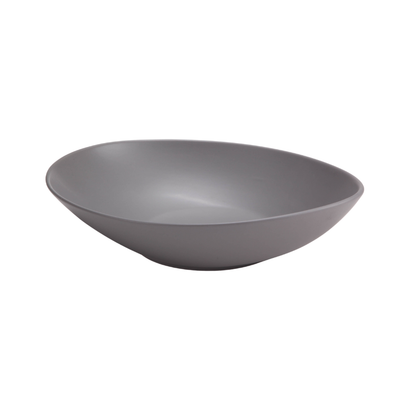 DE TERRA OVAL BOWL 10" l 25 CM - LIGHT GREY - DON BELLINI # DB2421025