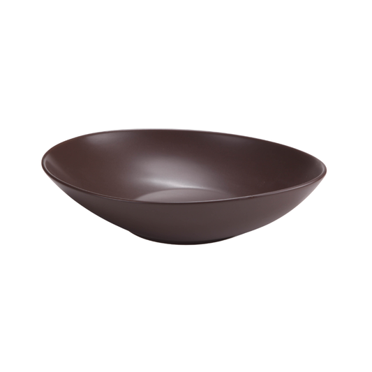 DE TERRA OVAL BOWL 10" l 25 CM - DARK BROWN - DON BELLINI # DB2321025
