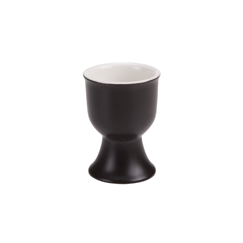 DE TERRA EGG CUP 45ML l 5 X 7CM - MATT BLACK - DON BELLINI # DB216EC45