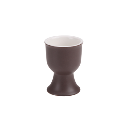 DE TERRA EGG CUP 45ML l 5 X 7CM - DARK BROWN - DON BELLINI # DB236EC45