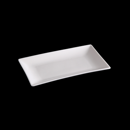 FINE CHINA DISH 8.75" X 5.25" | 22.5 X 13 CM - WHITE - DON BELLINI # DB3013023