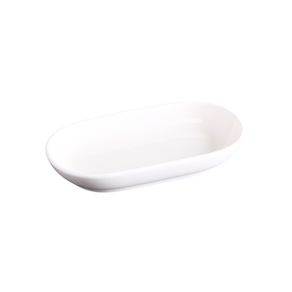 FINE CHINA DISH 5.5" X 3" | 14 CM X 7.5 CM - WHITE - DON BELLINI # DB3013014
