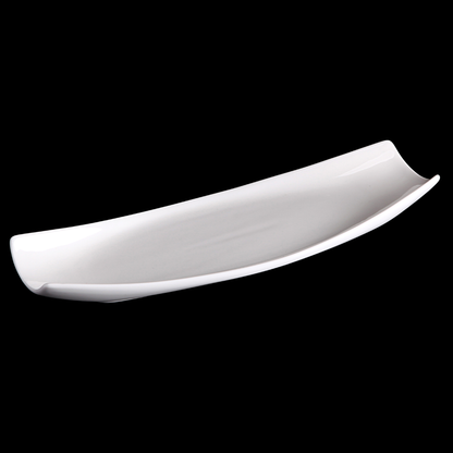 FINE CHINA DISH 12" X 4" | 30 X 10 CM - WHITE - DON BELLINI # DB3019030