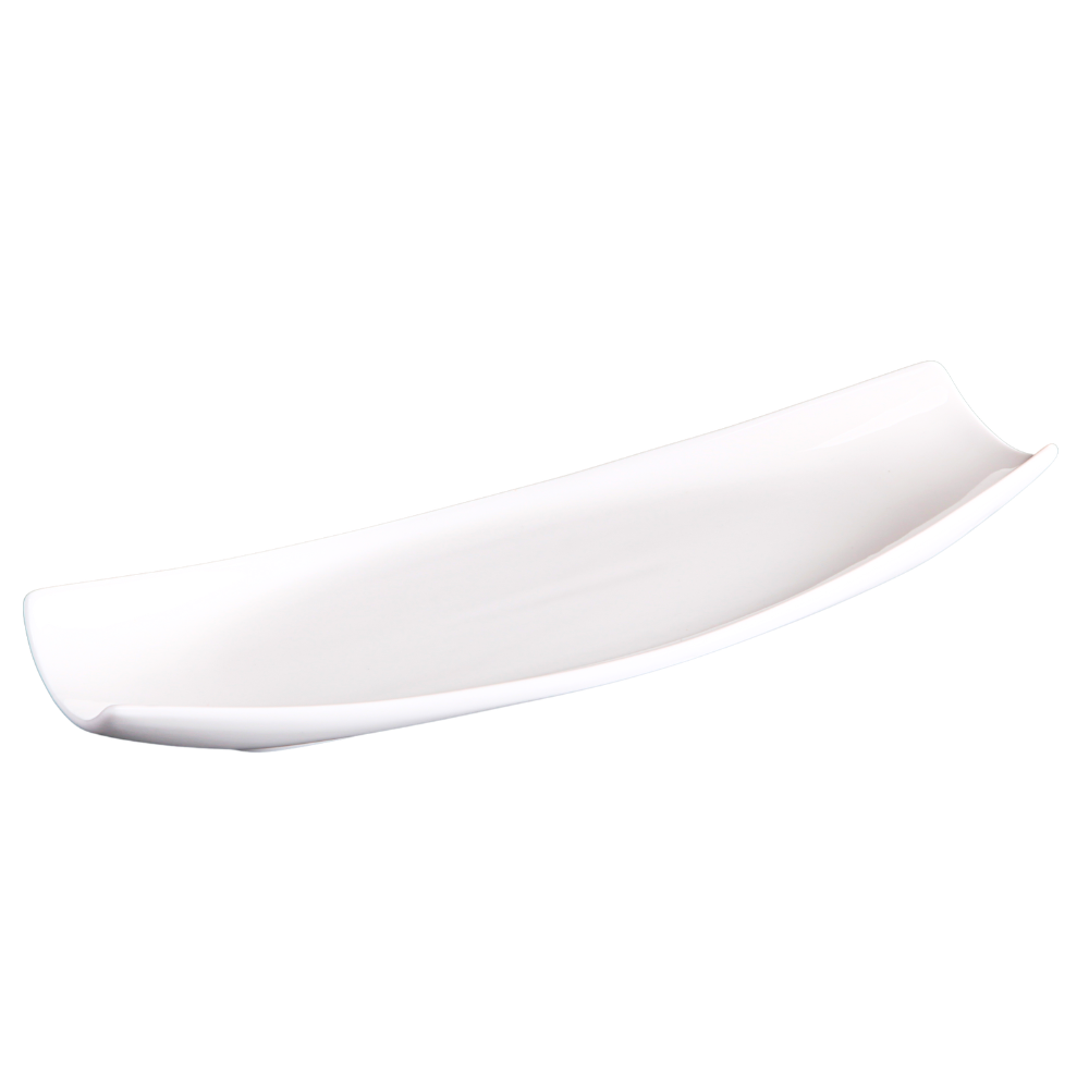 FINE CHINA DISH 12" X 4" | 30 X 10 CM - WHITE - DON BELLINI # DB3019030