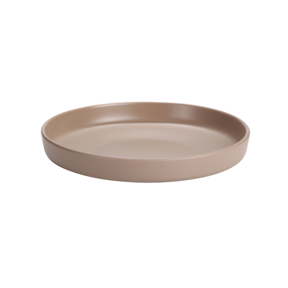 DE TERRA DEEP PLATE 9.25" l 24CM - SANDY KHAKI - DON BELLINI # DB2210224