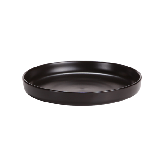 DE TERRA DEEP PLATE 9.25" l 24CM - MATT BLACK - DON BELLINI # DB2110224