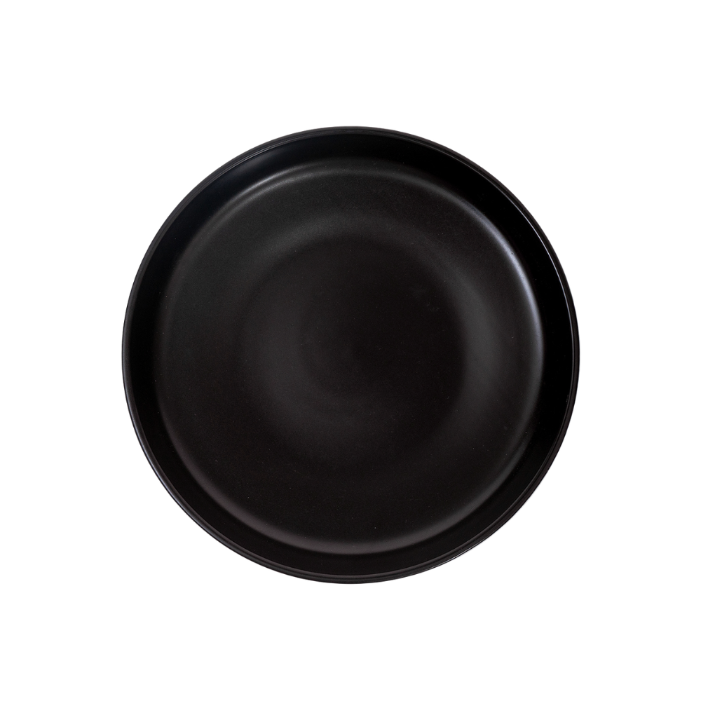 DE TERRA DEEP PLATE 9.25" l 24CM - MATT BLACK - DON BELLINI # DB2110224