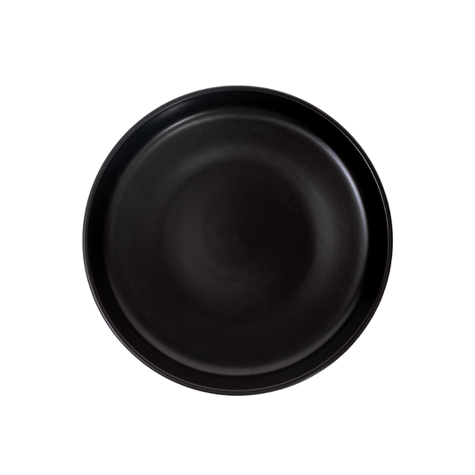 DE TERRA DEEP PLATE 9.25" l 24CM - MATT BLACK - DON BELLINI # DB2110224