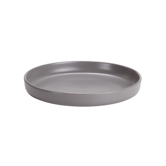 DE TERRA DEEP PLATE 9.25" l 24CM - LIGHT GREY - DON BELLINI # DB2410224