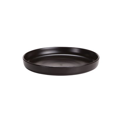 DE TERRA DEEP PLATE 8.25" l 21CM - MATT BLACK - DON BELLINI # DB2110221