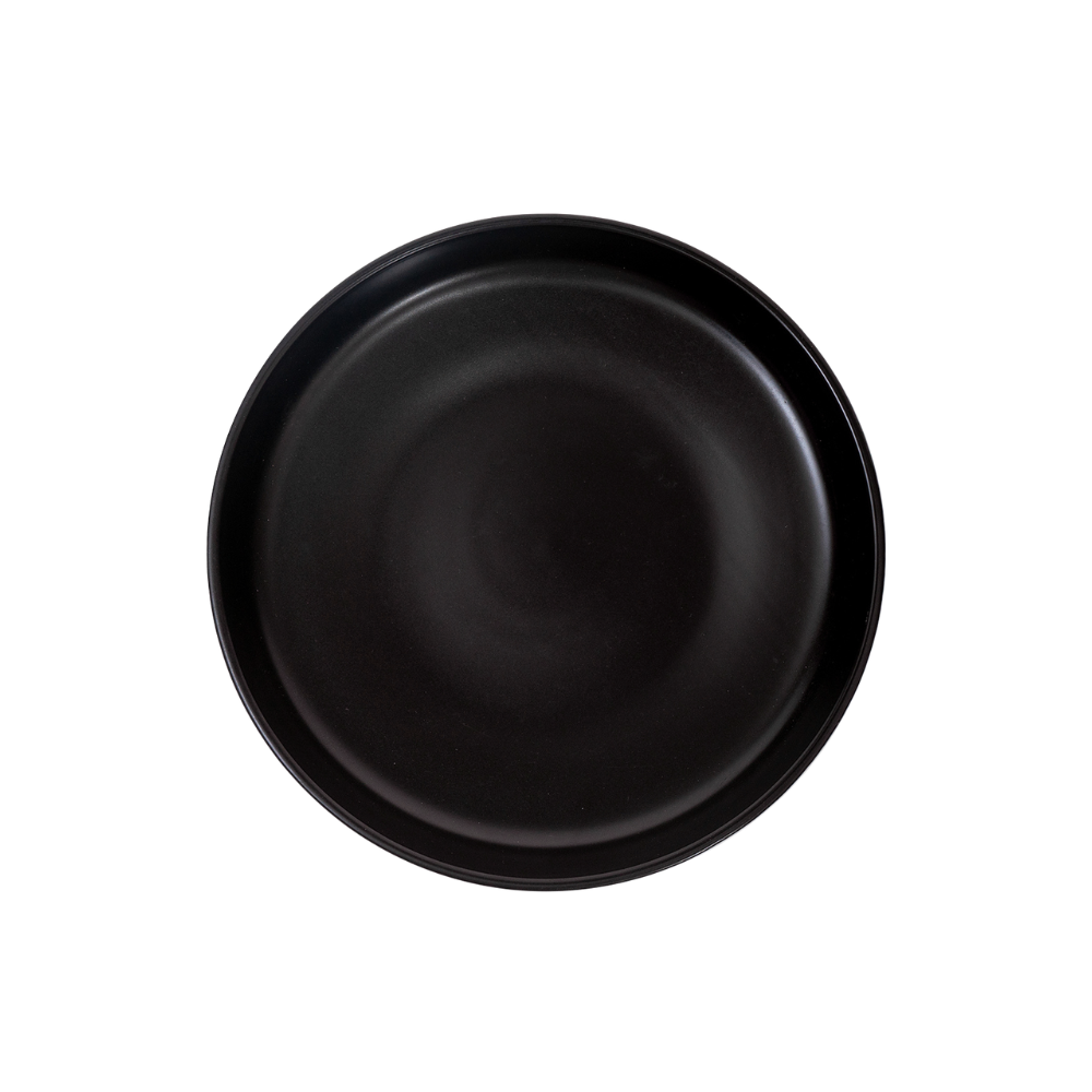 DE TERRA DEEP PLATE 8.25" l 21CM - MATT BLACK - DON BELLINI # DB2110221