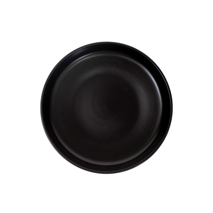 DE TERRA DEEP PLATE 8.25" l 21CM - MATT BLACK - DON BELLINI # DB2110221