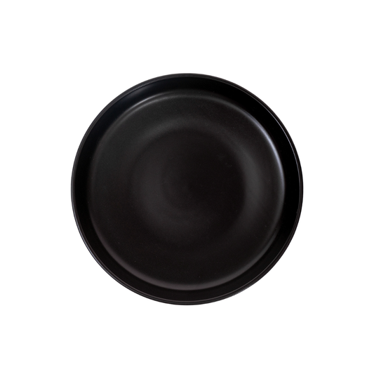 DE TERRA DEEP PLATE 8.25" l 21CM - MATT BLACK - DON BELLINI # DB2110221