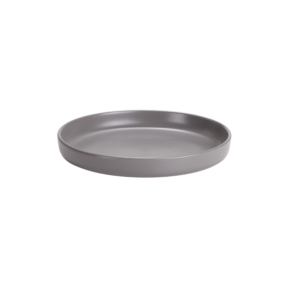 DE TERRA DEEP PLATE 8.25" l 21CM - LIGHT GREY - DON BELLINI # DB2410221