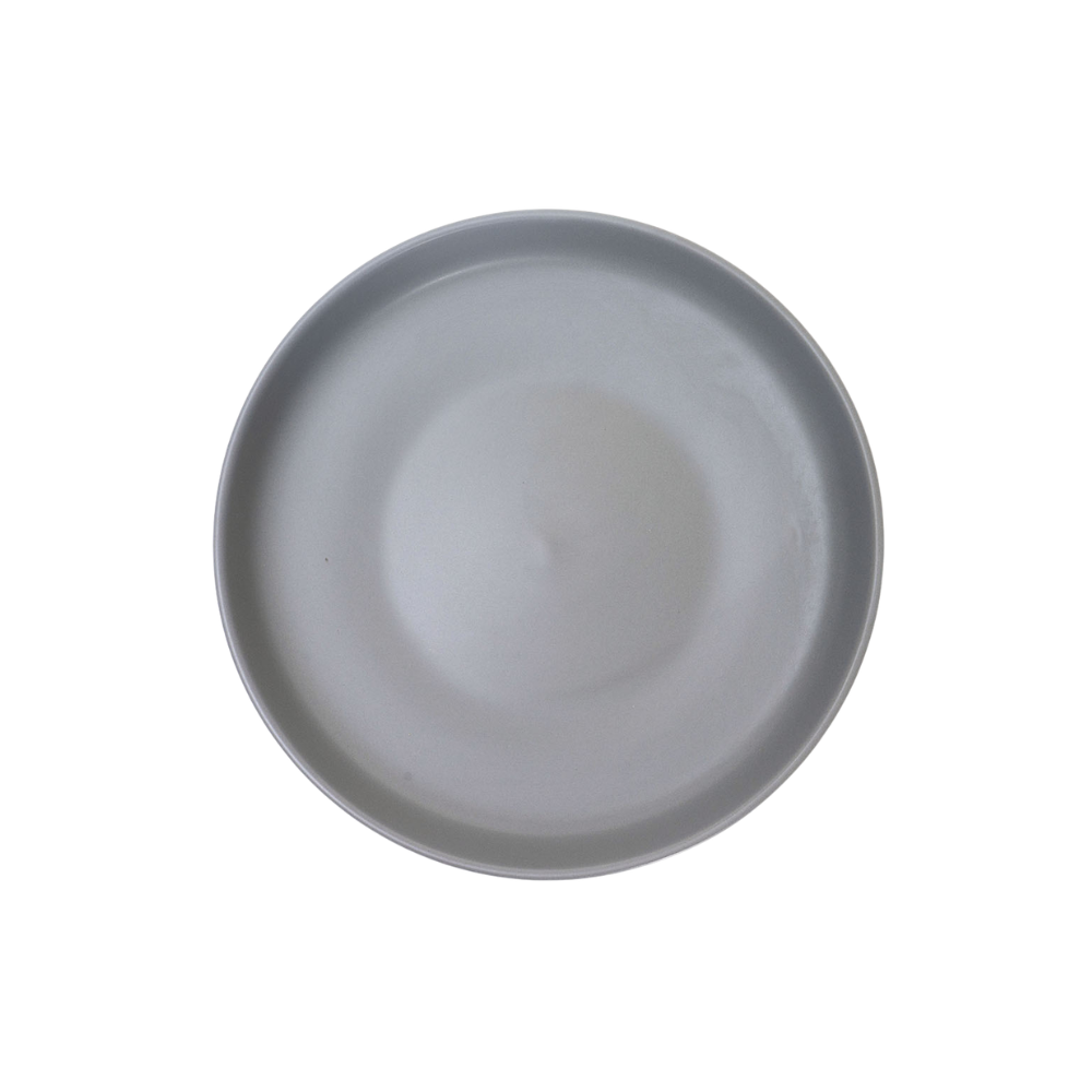 DE TERRA DEEP PLATE 8.25" l 21CM - LIGHT GREY - DON BELLINI # DB2410221