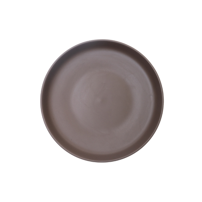 DE TERRA DEEP PLATE 8.25" l 21CM - DARK BROWN - DON BELLINI # DB2310221
