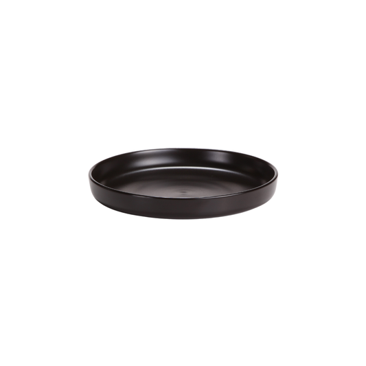 DE TERRA DEEP PLATE 7.25" l 19 CM - MATT BLACK - DON BELLINI # DB2110219