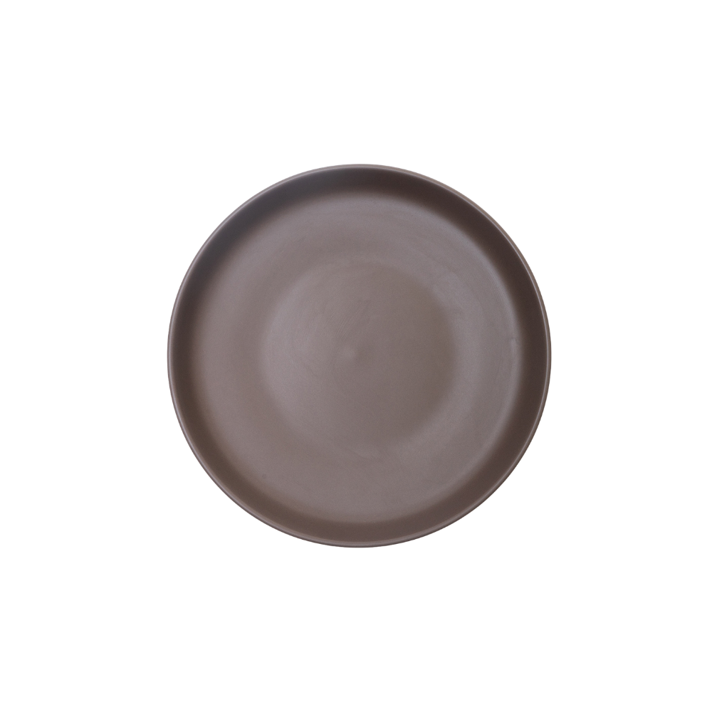 DE TERRA DEEP PLATE 7.25" l 19 CM - DARK BROWN - DON BELLINI # DB2310219