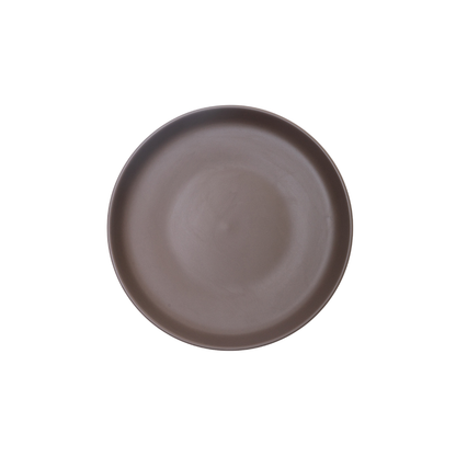 DE TERRA DEEP PLATE 7.25" l 19 CM - DARK BROWN - DON BELLINI # DB2310219