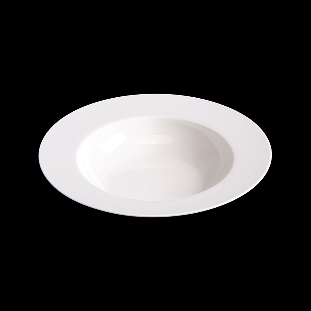 FINE CHINA DEEP PLATE 10" | 25.5 CM 20 OZ | 600 ML - WHITE - DON BELLINI # DB3010326