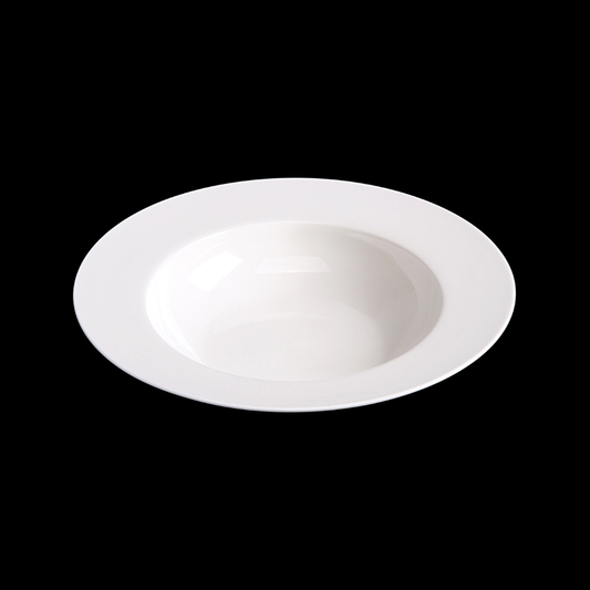 FINE CHINA DEEP PLATE 10" | 25.5 CM 20 OZ | 600 ML - WHITE - DON BELLINI # DB3010326
