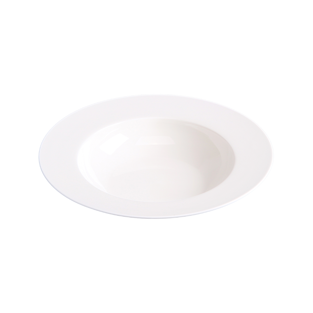FINE CHINA DEEP PLATE 10" | 25.5 CM 20 OZ | 600 ML - WHITE - DON BELLINI # DB3010326