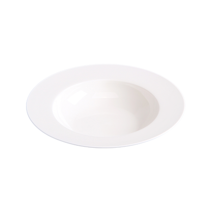 FINE CHINA DEEP PLATE 10" | 25.5 CM 20 OZ | 600 ML - WHITE - DON BELLINI # DB3010326
