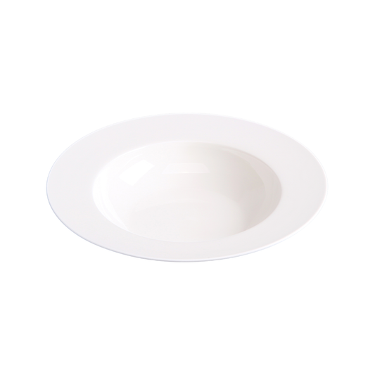 FINE CHINA DEEP PLATE 10" | 25.5 CM 20 OZ | 600 ML - WHITE - DON BELLINI # DB3010326