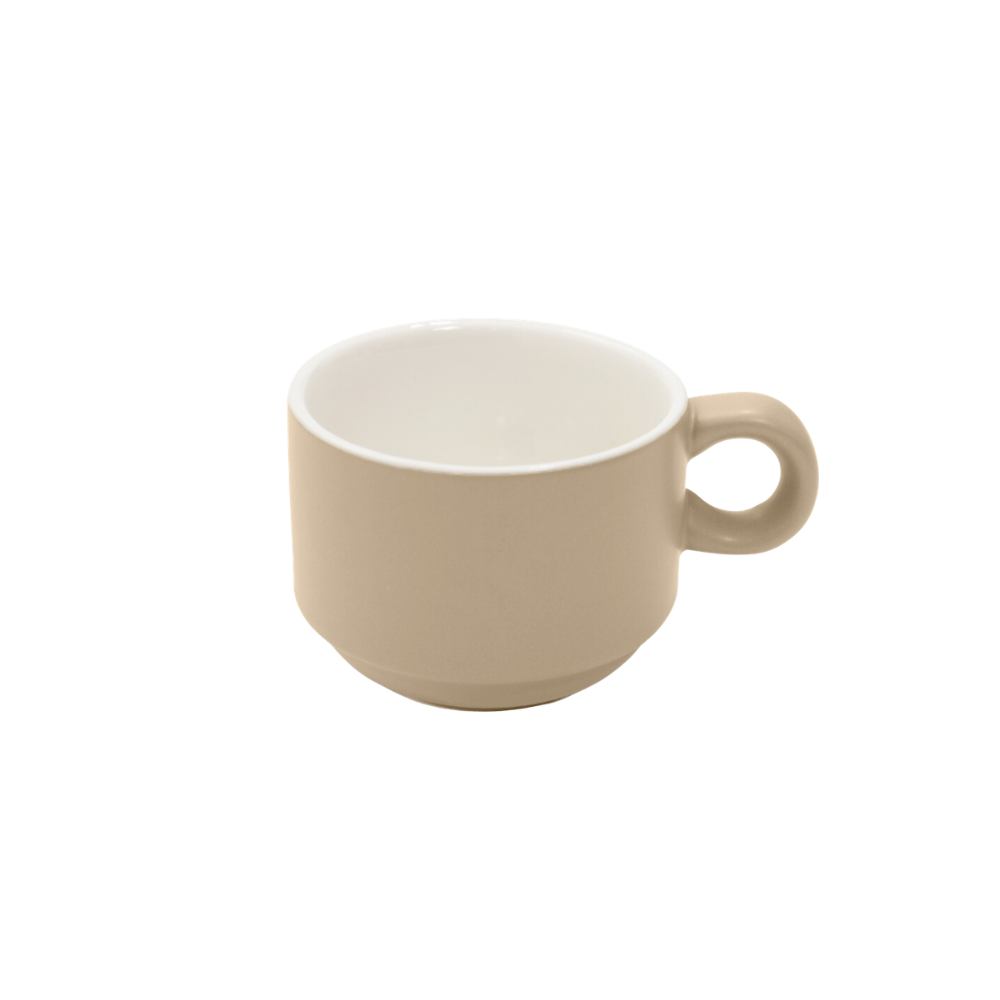 DE TERRA COFFEE CUP 175ML - SANDY KHAKI - DON BELLINI # DB2239018