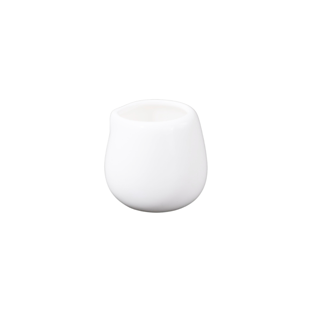 FINE CHINA CREAMER 2 OZ | 50 ML - WHITE - DON BELLINI # DB3050005