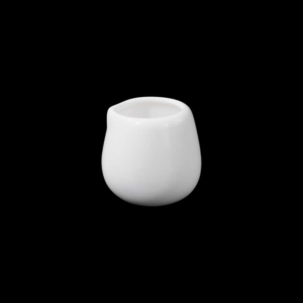 FINE CHINA CREAMER 2 OZ | 50 ML - WHITE - DON BELLINI # DB3050005