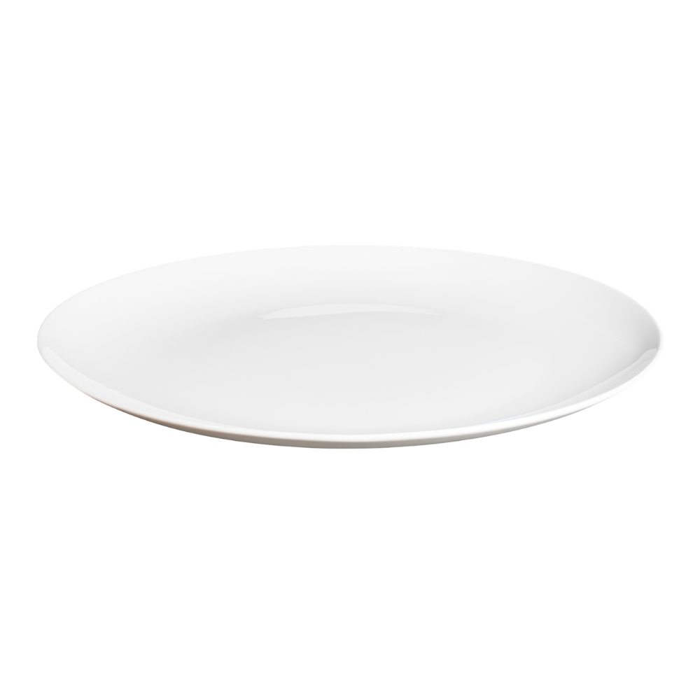 BONE CHINA COUPE PLATTER - WHITE - DON BELLINI # DB1010030