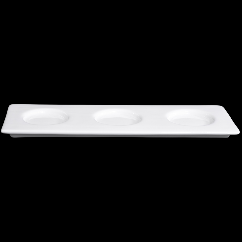 FINE CHINA BASE PLATE FOR SNACK/DESSERT DISH 11" | 28 CM - WHITE - DON BELLINI # DB306SN26