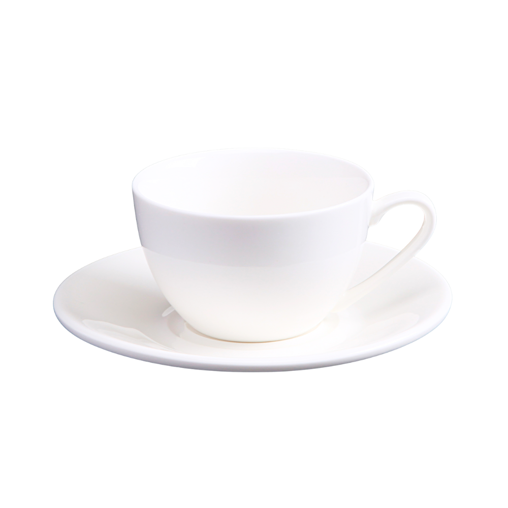 FINE CHINA 6 OZ | 180 ML CAPPUCCINO CUP - WHITE - DON BELLINI # DB3030018