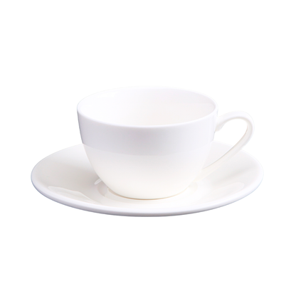 FINE CHINA 6 OZ | 180 ML CAPPUCCINO CUP - WHITE - DON BELLINI # DB3030018