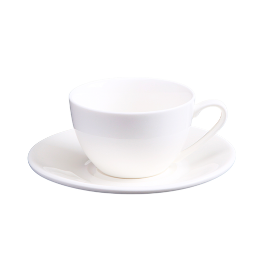 FINE CHINA 6 OZ | 180 ML CAPPUCCINO CUP - WHITE - DON BELLINI # DB3030018