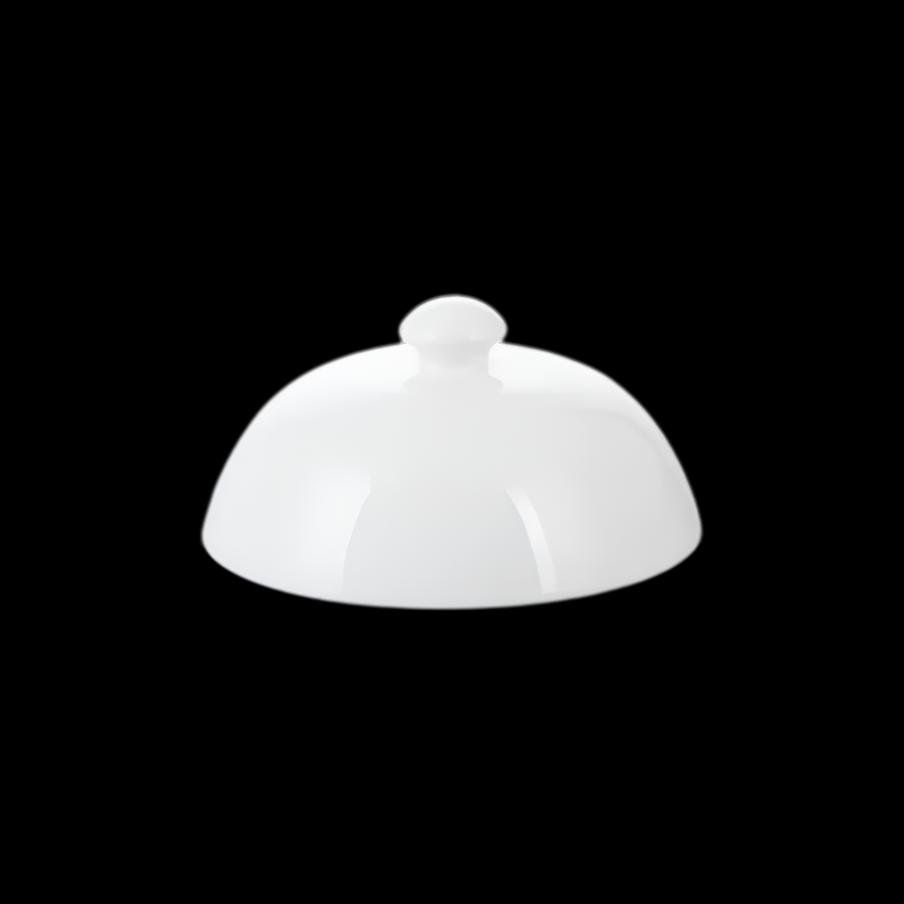 LID FOR MAIN COURSE 12.5 CM - WHITE - WILMAX # WL-996007