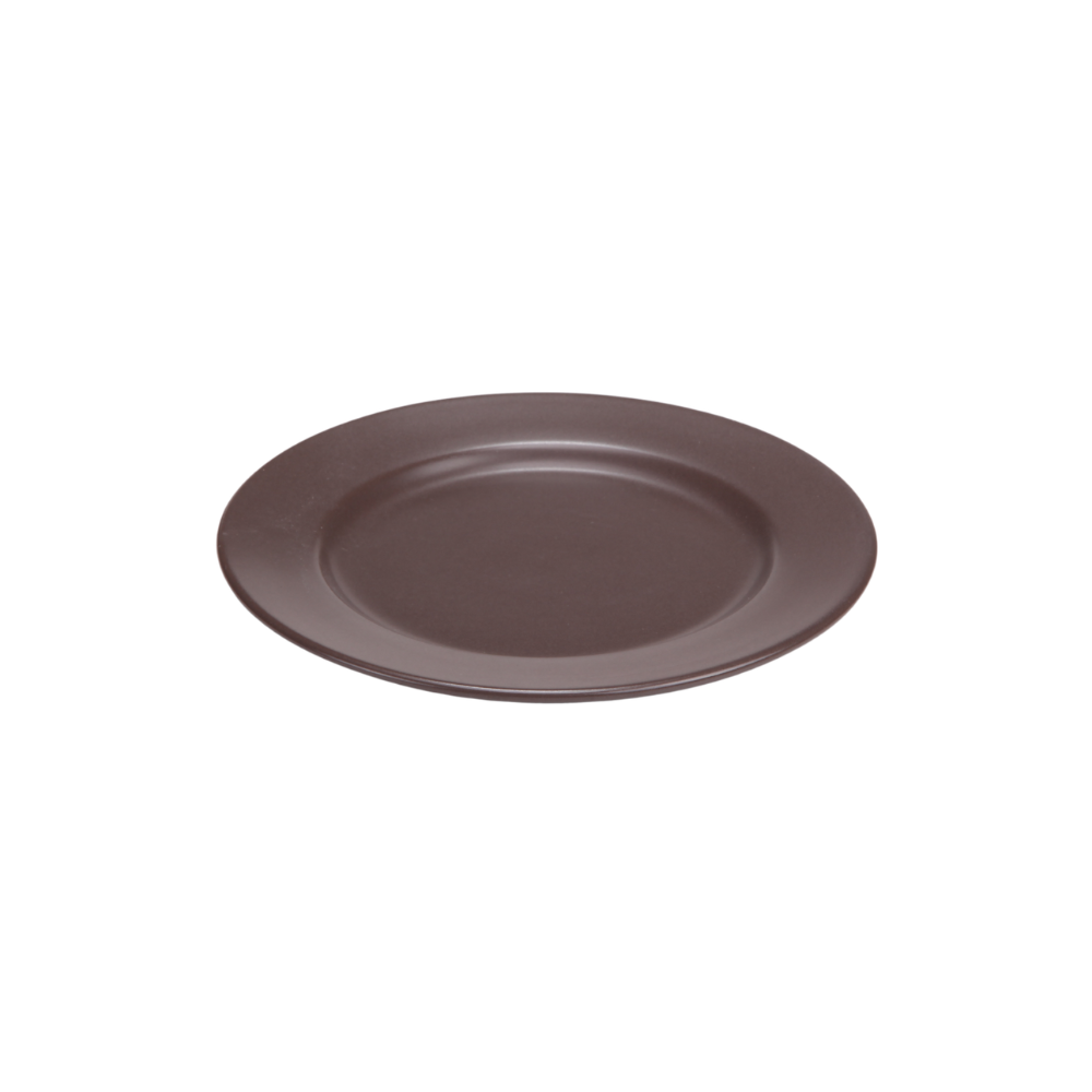 DE TERRA PLATE 7" l 18CM - DARK BROWN - DON BELLINI # DB2310118