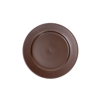 DE TERRA PLATE 6" l 15CM - DARK BROWN - DON BELLINI # DB2310115