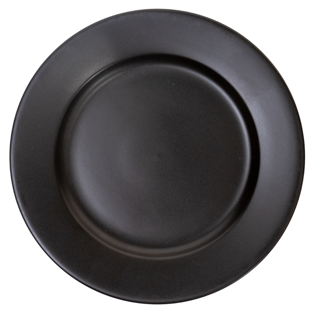 DE TERRA PLATE 12" l 30CM - MATT BLACK - DON BELLINI # DB2110130