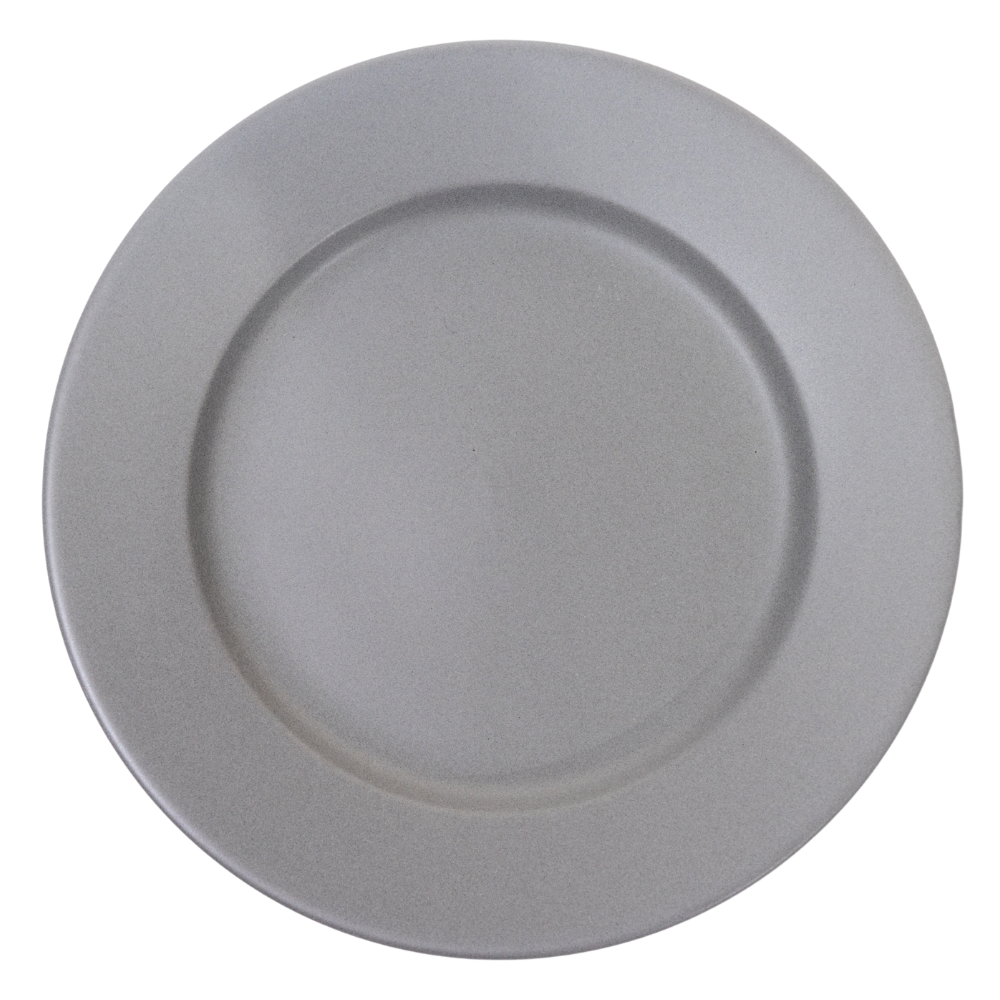 DE TERRA PLATE 12" l 30CM - LIGHT GREY - DON BELLINI # DB2410130