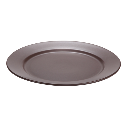 DE TERRA PLATE 12" l 30CM - DARK BROWN - DON BELLINI # DB2310130