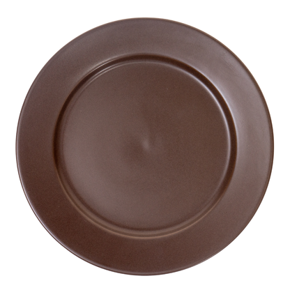 DE TERRA PLATE 12" l 30CM - DARK BROWN - DON BELLINI # DB2310130