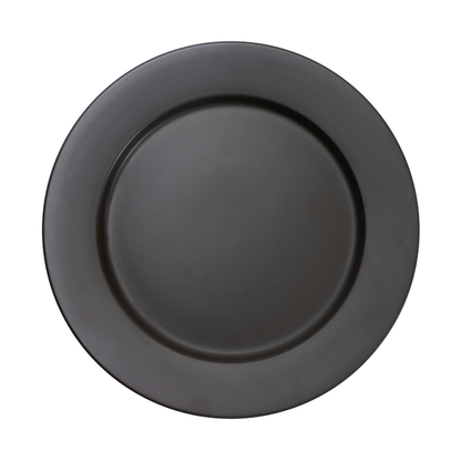 DE TERRA PLATE 11" l 28CM - MATT BLACK - DON BELLINI # DB2110128